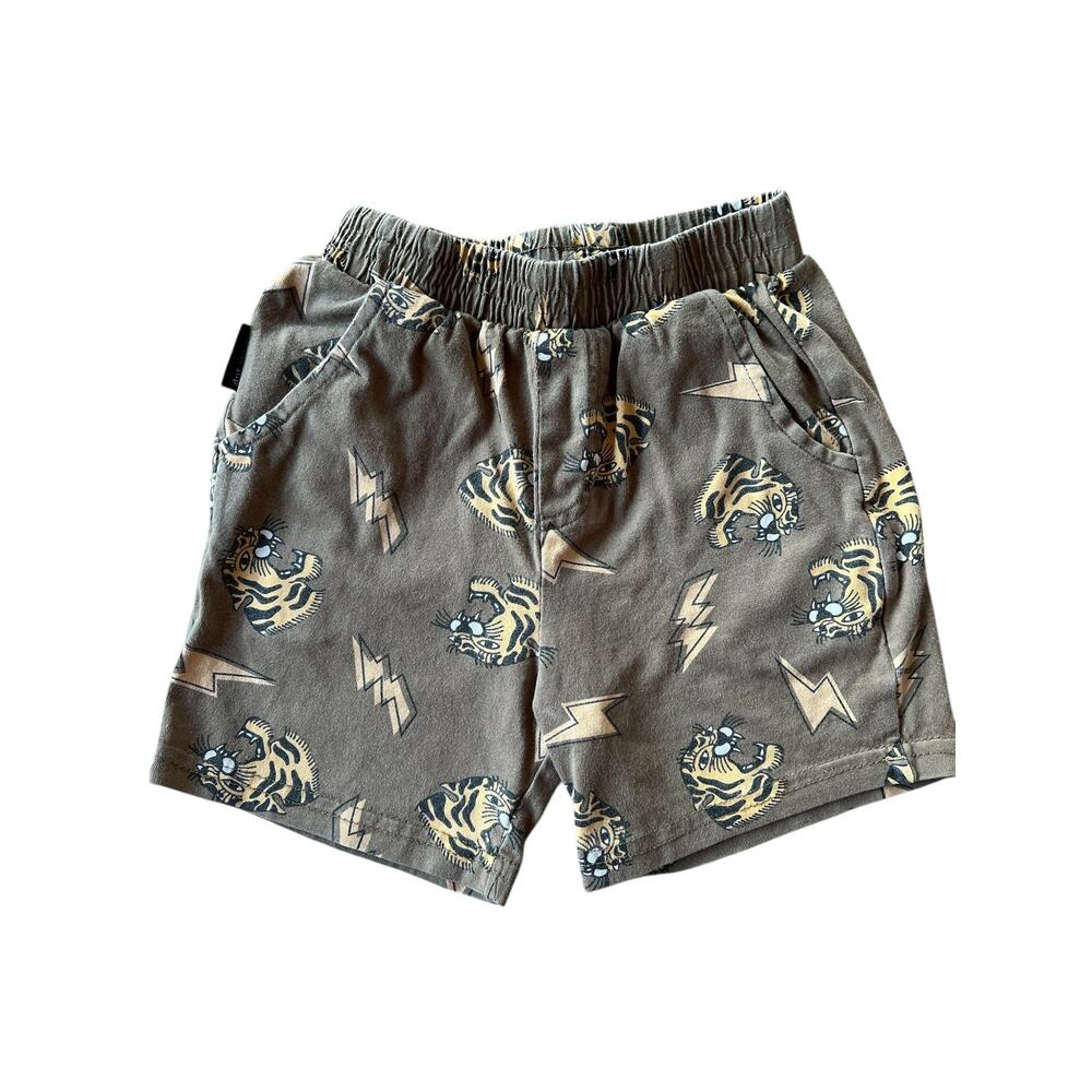 Dot Australia Tiger Print Pull-On Shorts Size 5